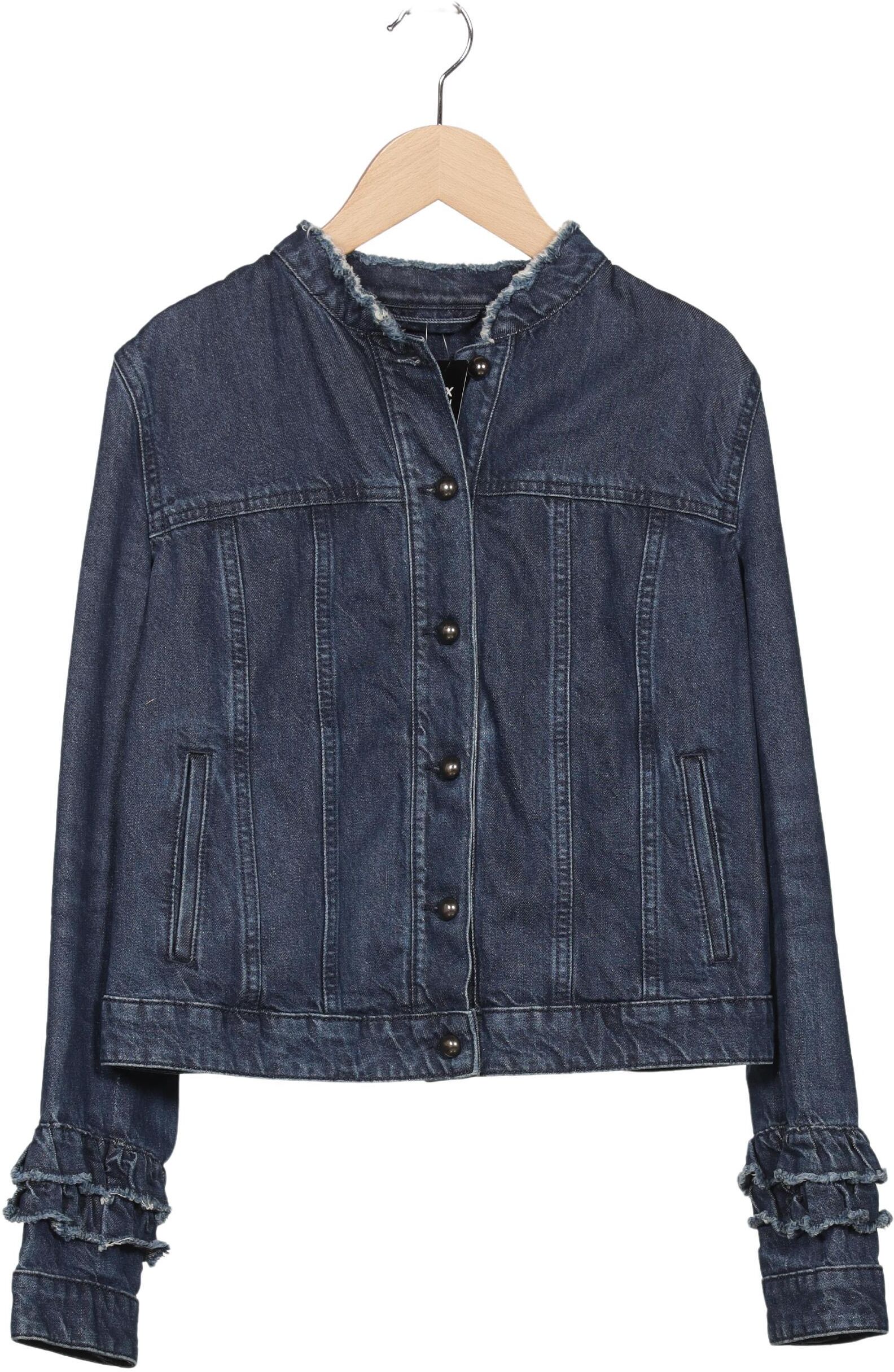 Boss Orange Damen Jacke, Blau, Gr. M, Baumwolle / Lyocell / Hanf - Second Hand
