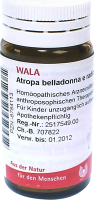 WALA Heilmittel GmbH ATROPA belladonna e Radix D 20 Globuli 20 g 08784113