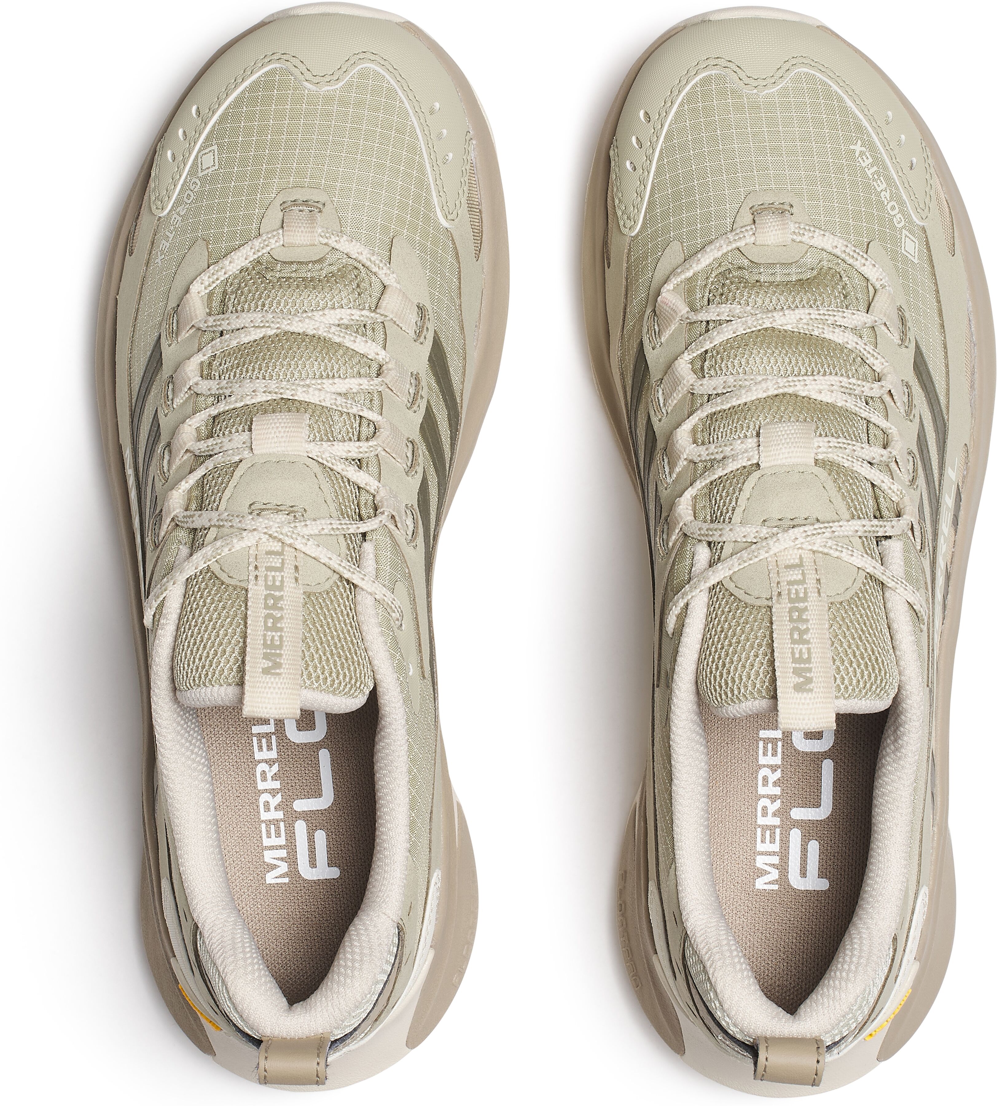 Wanderschuh MERRELL "MOAB SPEED 2 GORE-TEX", Damen, Gr. 41, Synthetik, beige (muted sage), Schuhe Wanderschuh, wasserdicht dank Gore-Tex Membrane muted sage 41, Synthetik