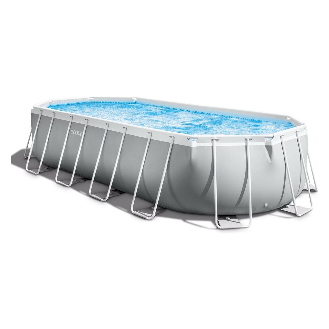 Intex Prismenrahmen Oval Pool Set (610 x 305 x 122 cm) (26798NP)
