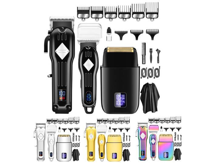 Ensemble Tondeuse À Cheveux Et Tondeuse À Barbe Professionnelle
