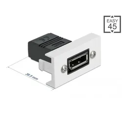 DELOCK Easy 45 DisplayPort Modul gerade 22,5 x 45 mm