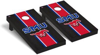 Skip's Garage Southern Methodist University SMU Mustangs 2x4 Pro Cornhole Boards - V7