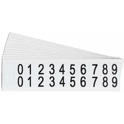 Brady, Etiketten, 9712 Series Etiketten-Set mit Zahlen und Buchstaben