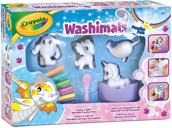 BRINQUEDO CRAYOLA WASHIMALS PPAT 6X