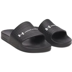 UNDER ARMOUR ARMR Lite Slides Badelatschen Herren 001 - black/black/white 42.5