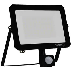 Osram LED Fassaden- und Garagenstrahler LUX mit Sensor schwarz 6500K kaltweißes Licht 50W IP65