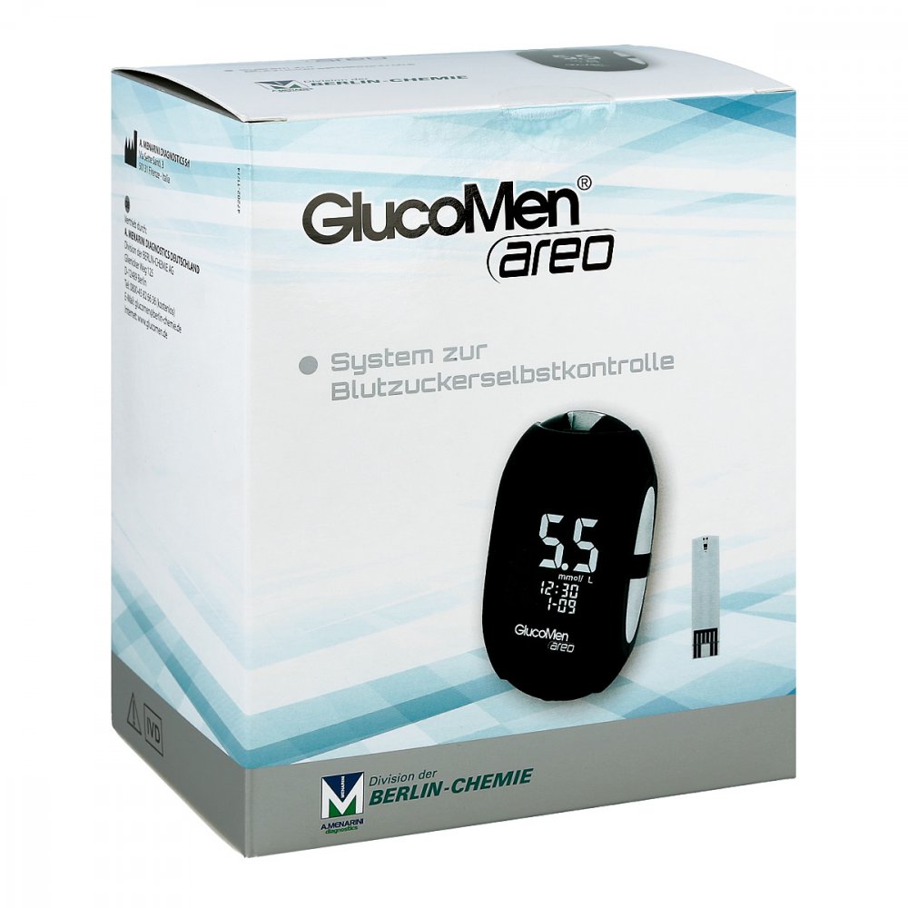 BERLIN-CHEMIE AG Glucomen areo Blutzuckermessgerät Set mmol/l 10382215