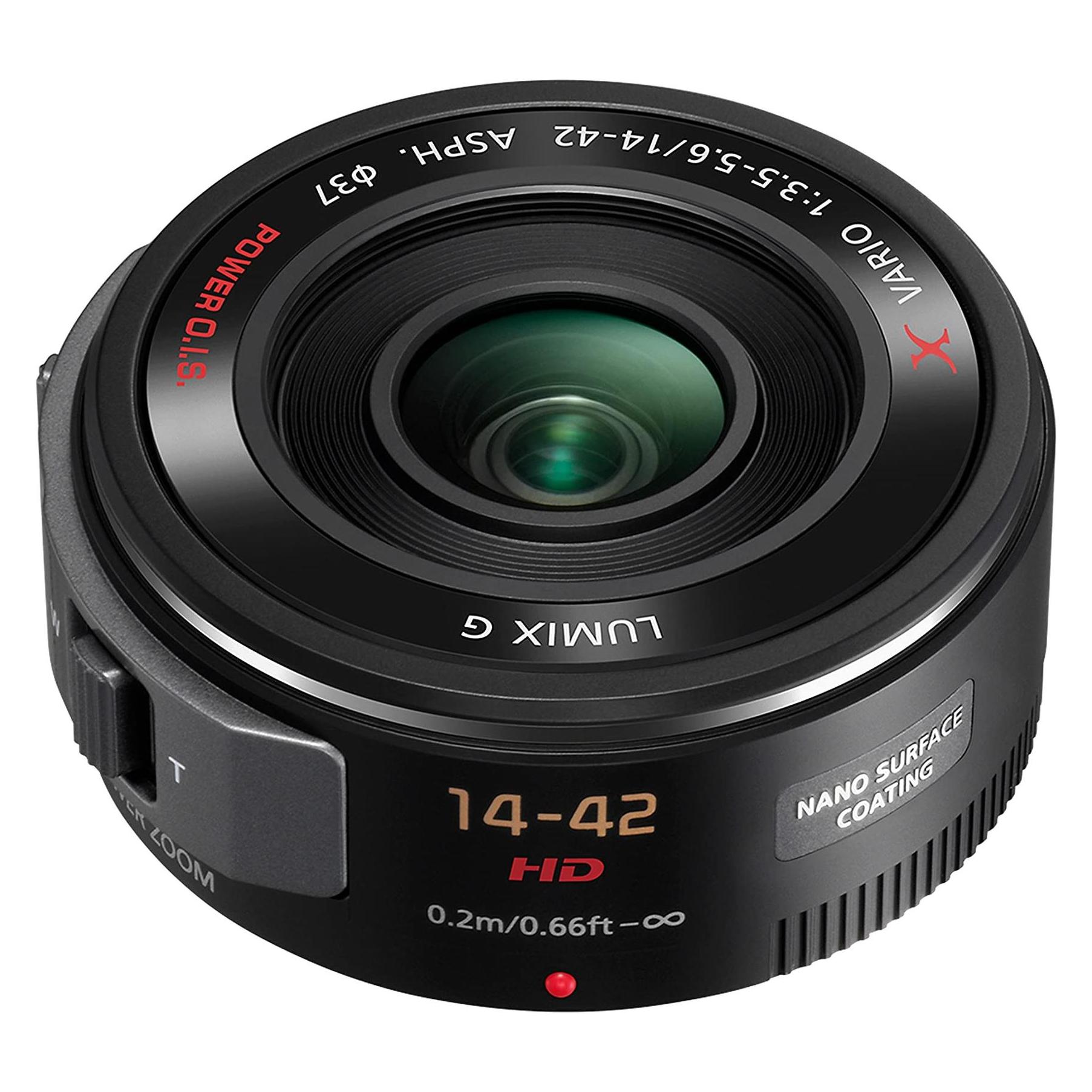 Panasonic 14-42mm f/3.5-5.6 ASPH. PZ Power O.I.S. (Micro Four Thirds, Micro Four Thirds) (H-PS14042E-K)