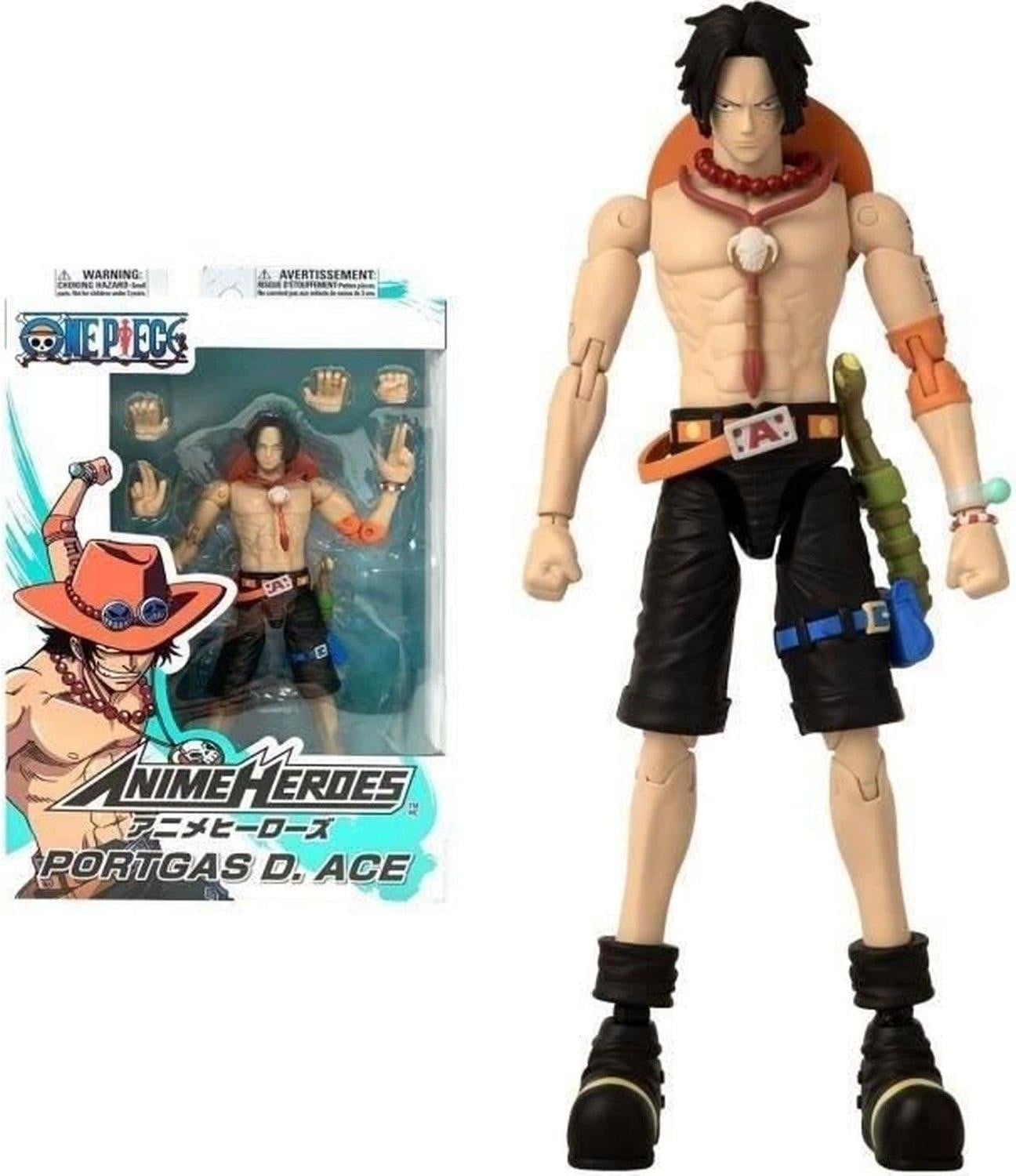 Bandai Anime Heroes One Piece Portgas D. Ace figurine 17 cm