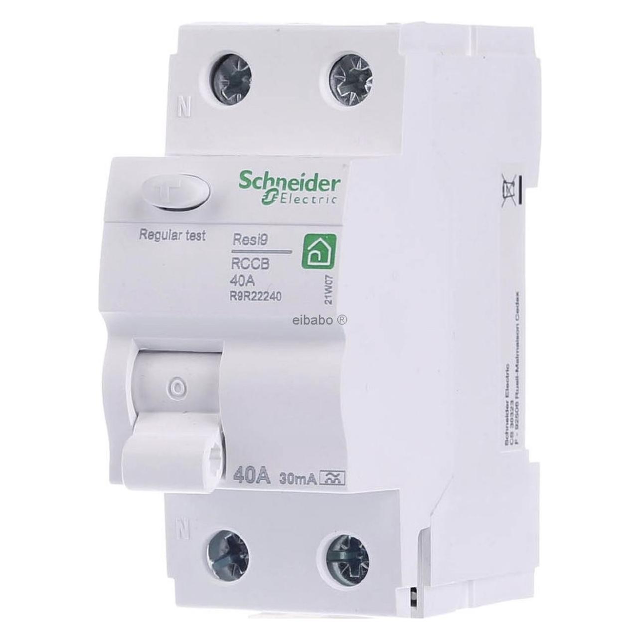 Schneider Electric Fehlerstrom-Schutzschalter (R9R22240)