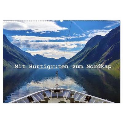 Mit Hurtigruten zum Nordkap (Wandkalender 2027 DIN A2 quer), CALVENDO Monatskalender