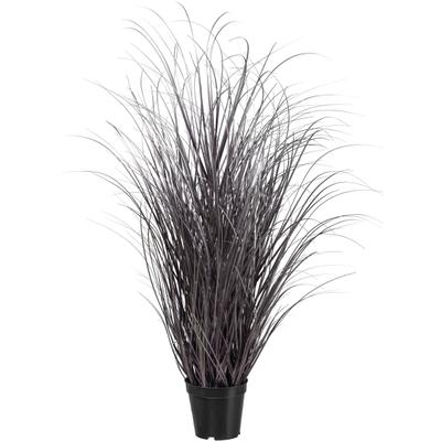 Kunstgras CREATIV GREEN "Gras", lila (lila, silber), H:93cm, Kunststoff, Kunstpflanzen, in moderner Farbgebung