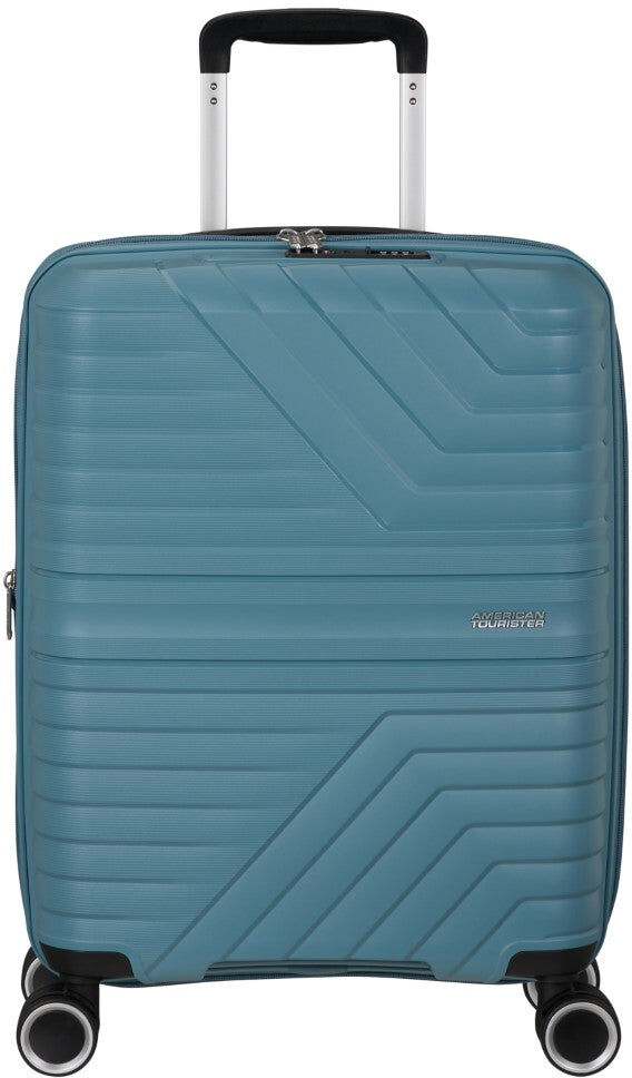 American Tourister Flytwist 55cm 4-Wheel Expandable Cabin Case - Storm Blue