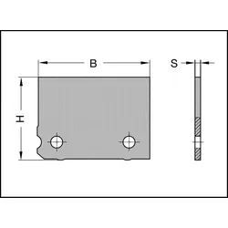 JSO HW-Profilmesser 30x35x2mm HW02 - 72530-6-30351-R