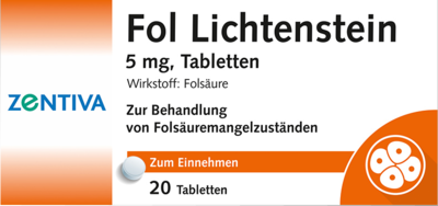 Zentiva Pharma GmbH FOL Lichtenstein 5 mg Tabletten 20 St 07219730
