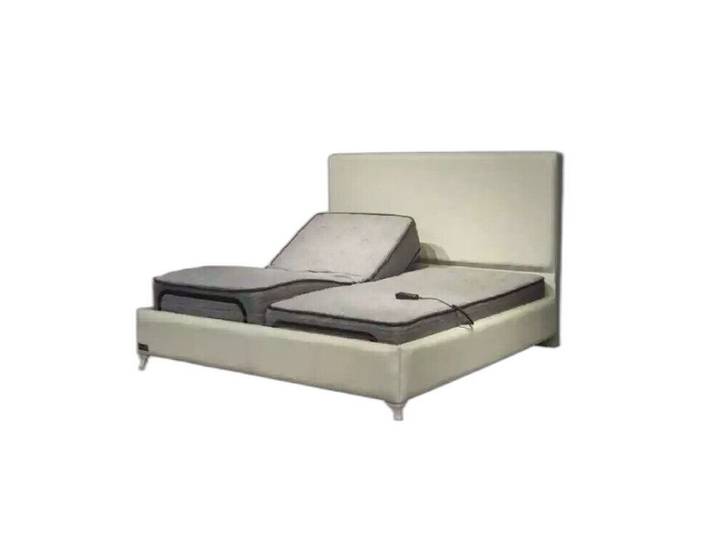 Xlmoebel Bett Elegantes Holzschlafbett mit gepolsterter Oberfläche (Bett, 1-tlg., Bett), Hergestellt in Europa