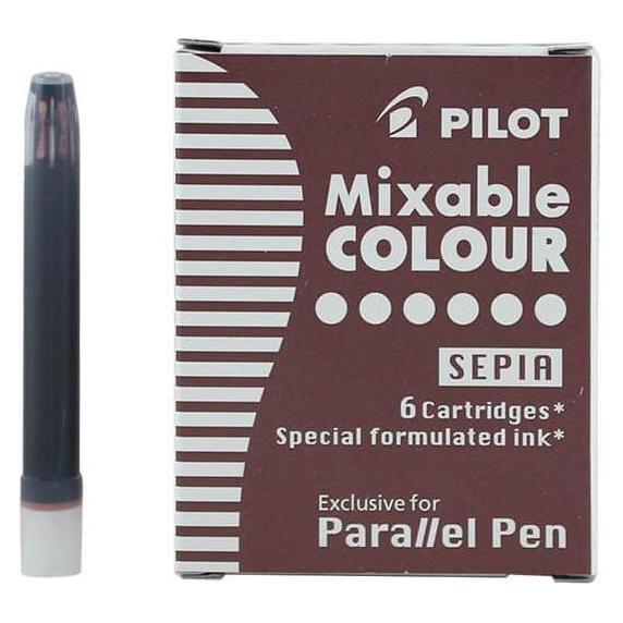 Pilot Ersatzpatrone für Parallel Pen (Mehrfarbig, 6 Stk.) (ICP3S6SP)