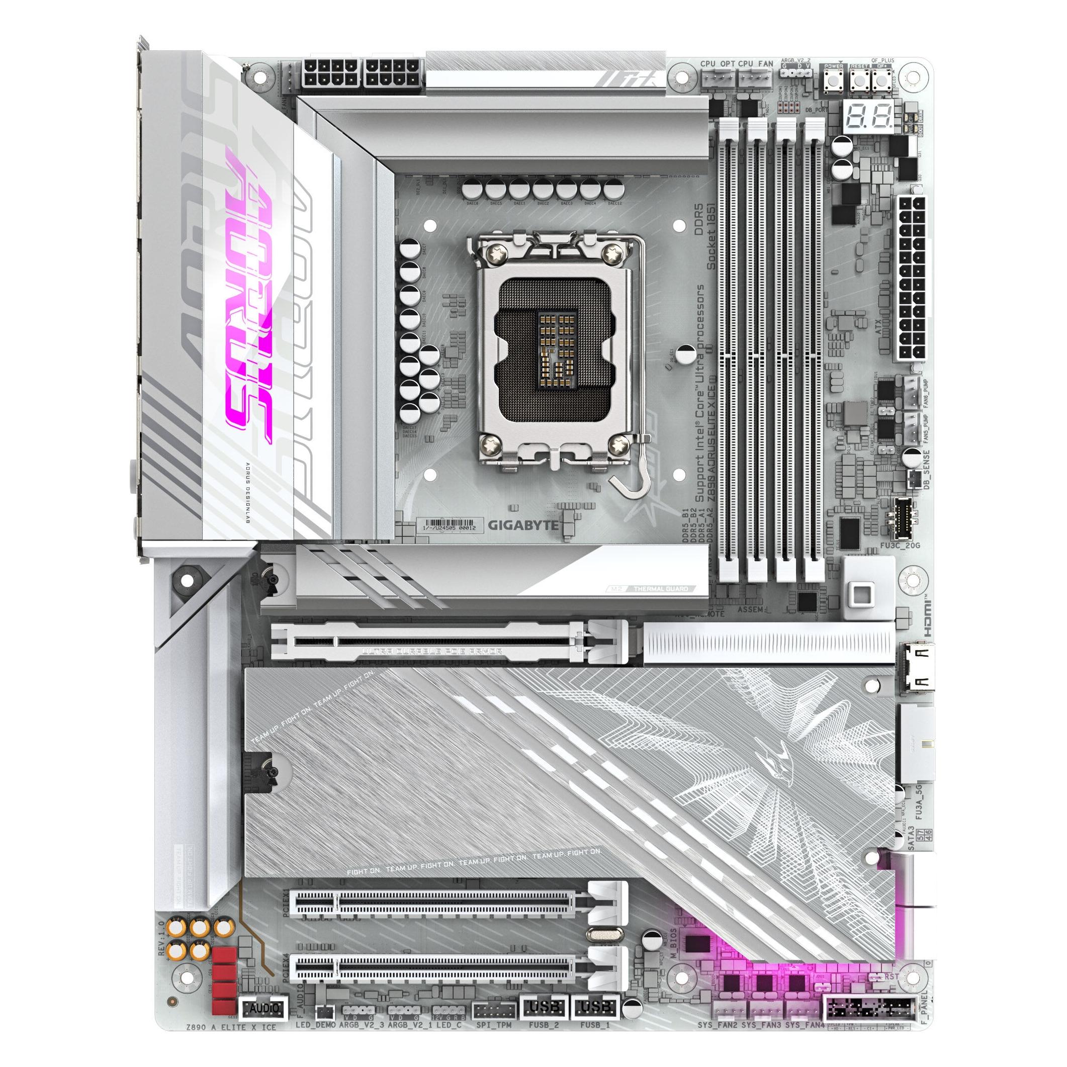Gigabyte Z890 AORUS Elite X ICE (LGA 1851, Intel Z890, ATX) (Z890 A ELITE X ICE)