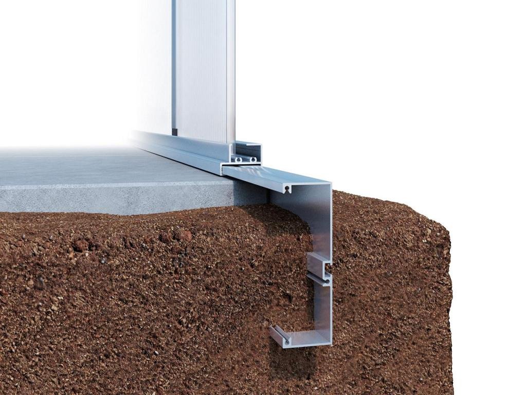 KGTKREATIVGA Fundament Lilie 3 Alu, 2,97x3,23x2,68m 16885860