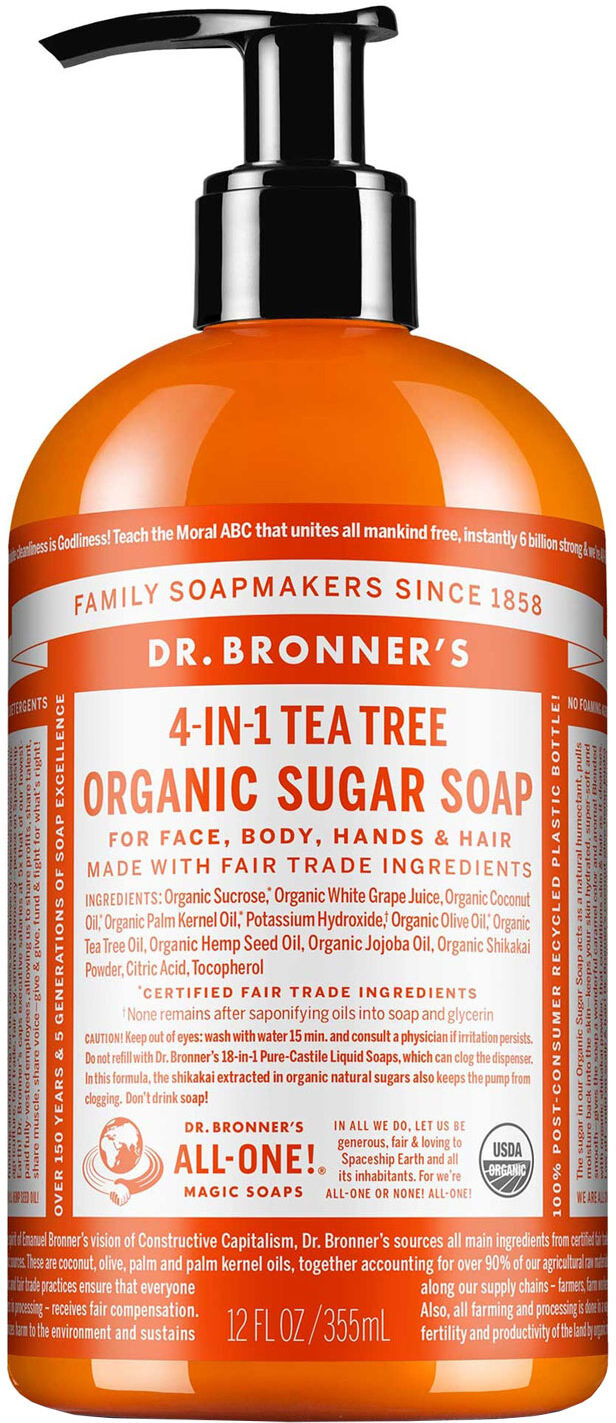 DR. BRONNERS Tea Tree Organic Sugar Soap 355ml