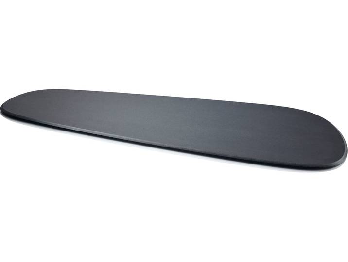 Schneidebrett CONTINENTA PEBBLE, Duracore , schwarz, B:22cm H:1,2cm L:64,7cm, Zellulosefaser, Schneidebretter, Schneidebrett