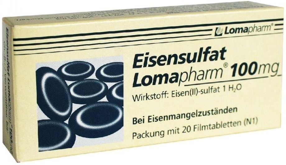 Eisensulfat Lomapharm 100mg