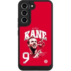 Nivocase Handyhülle für Samsung Galaxy S22 Hülle NIVOpure Case Schwarz FC Bayern München FCB Harry Kane (Samsung Galaxy S22), Smartphone Hülle, Schwarz