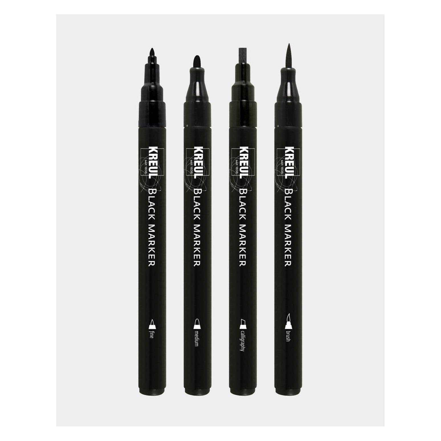 Kreul Black Marker (4x) (18170)
