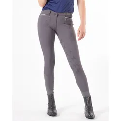 QHP Damen Reithose Zofia Vollbesatz steel-grey , QHP17_Gr.: 34