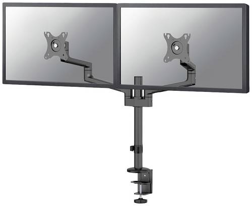 Neomounts DS60-425BL2 Monitor-Tischhalterung 2 Display(s) 43,2cm (17") - 68,6cm (27") Schwarz Neigbar, Rotierbar, Schwenkbar