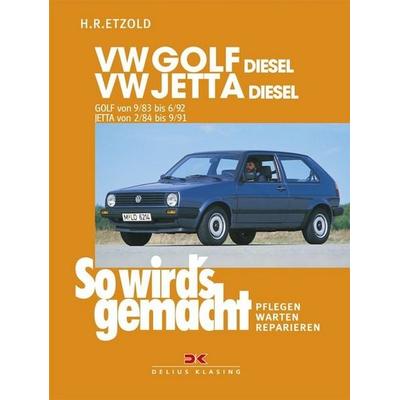 VW Golf II Diesel 9/83-6/92, Jetta Diesel 2/84-9/91, Taschenbuch von Rüdiger Etzold, Delius Klasing, 978-3-7688-0475-2