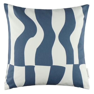 Kissenbezug TOM TAILOR HOME "Modern Waves", rosé, B:45cm H:1cm L:45cm, Polyester, Baumwolle, Polyester, Kissenbezüge, Kissenbezug, modernes Wellenmotiv