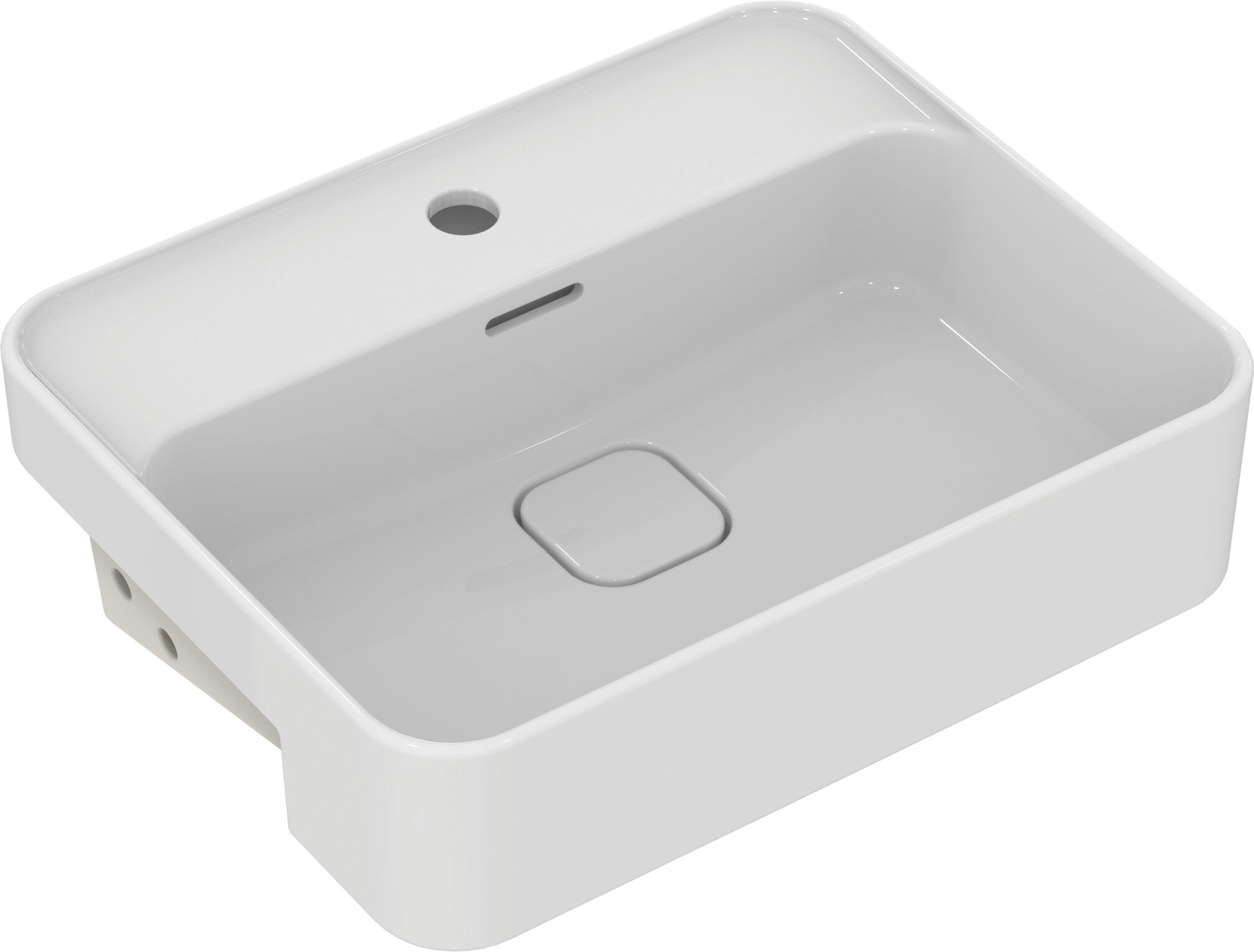Vasque semi-encastrée Ideal Standard Strada II T2993MA 500 x 175 x 400 mm, blanc avec Ideal Plus