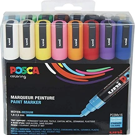 Posca Marker UNI PC-5M 16er Set