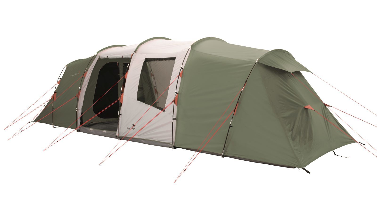 Easy Camp Huntsville Twin 800, Camping, Festrahmen, Tunnelzelt, 8 Person(en), 17,5 kg, Grün