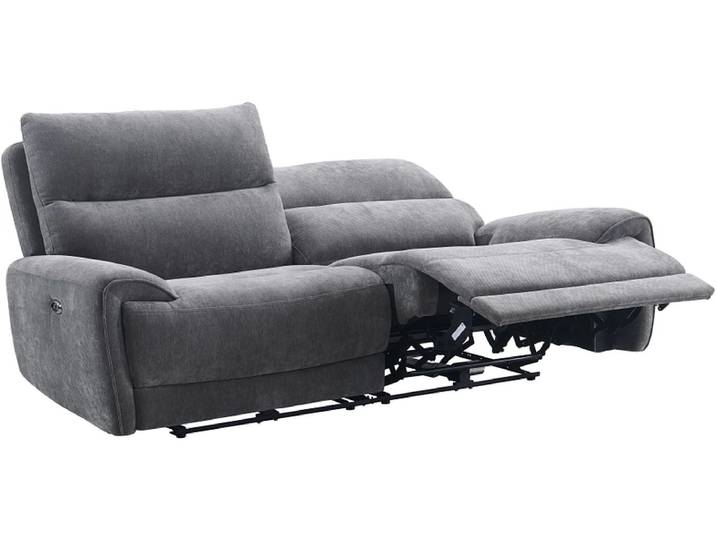 3er Sofa HAVEN Stoff grau