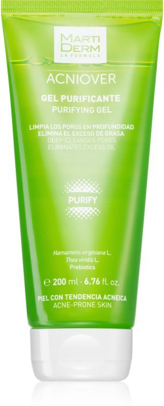 MartiDerm Acniover Purifying Gel cleansing gel to treat acne 200 ml