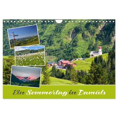 Ein Sommertag in Damüls (Wandkalender 2027 DIN A4 quer), CALVENDO Monatskalender
