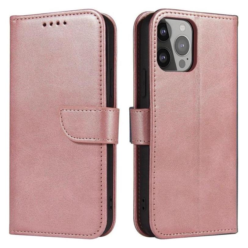 Hurtel Magnet Case mit Klappe für Samsung Galaxy S24 FE - rosa (Samsung Galaxy S24 FE) (MAGNET CASE SAMSUNG GALAXY S24 FE PINK)