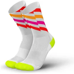 Incylence, Unisex, Sportsocken, Ultralight Waves (35 - 38), Weiss, Grau