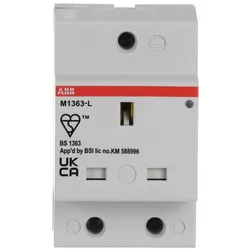 ABB M1363-L Modulare Steckdose britscher Standard mit Kontrollleuchte 2CSM258163R0721