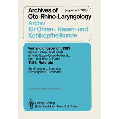 Teil I: Referate, Taschenbuch von , Springer Berlin, 978-3-540-12421-4