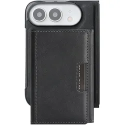 Avizar MagSafe Wallet Etui abnehmbar für iPhone Duo (Apple iPhone Duo), Smartphone Hülle, Schwarz