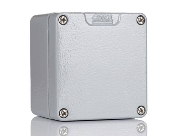 RITTAL ga RITT gegoten aluminium behuizing BHT=75x80x57mm IP66 RAL7001