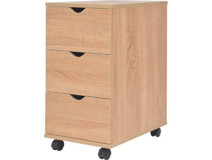 vidaXL - Ladekast - 33x45x60 - cm - eikenkleur
