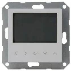 Kopp 298134005 HK07 - Raumthermostat mit Display, programmierbar, Farbe: grau matt