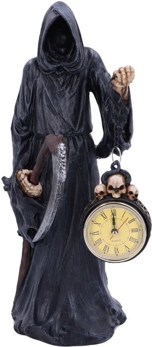 Nemesis Now Beeld The Reaping Multicolours - Magere Hein met Klok - Hoogte: 39,5 cm
