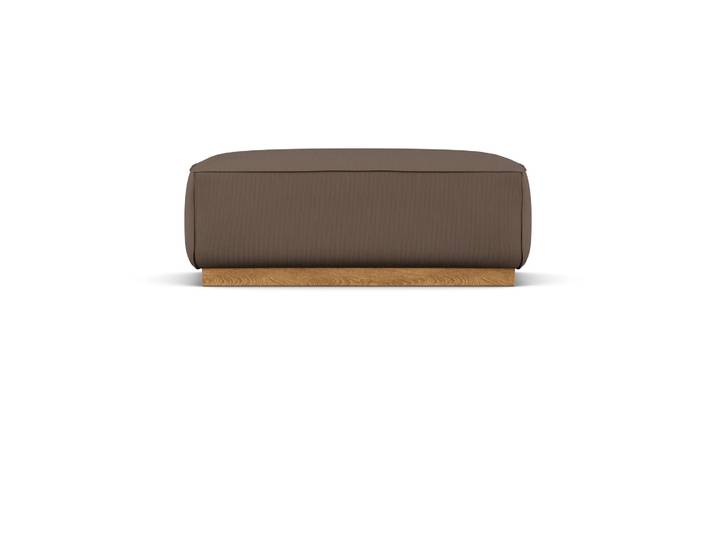 1898 Bergsdal Fußhocker Jump brown 1955-Eiche gebeizte Esche
