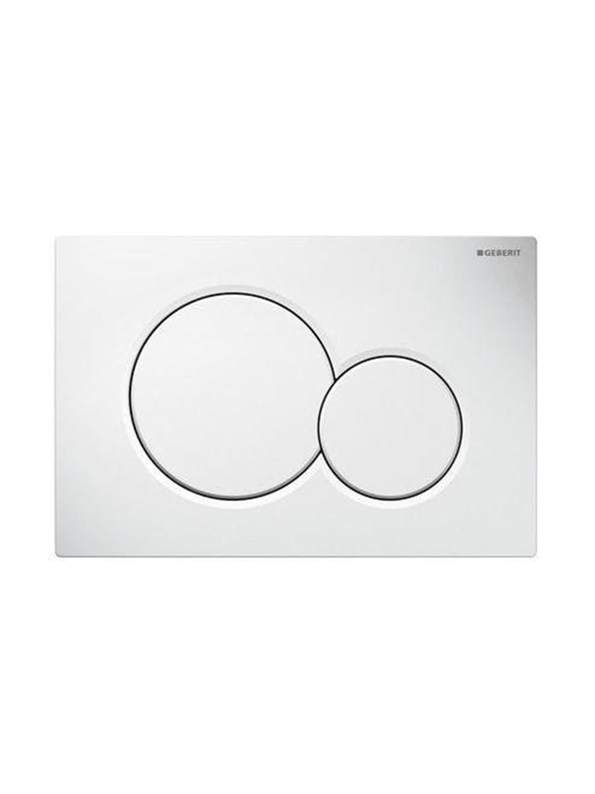 Geberit actuator plate sigma01 for dual flush: white alpine